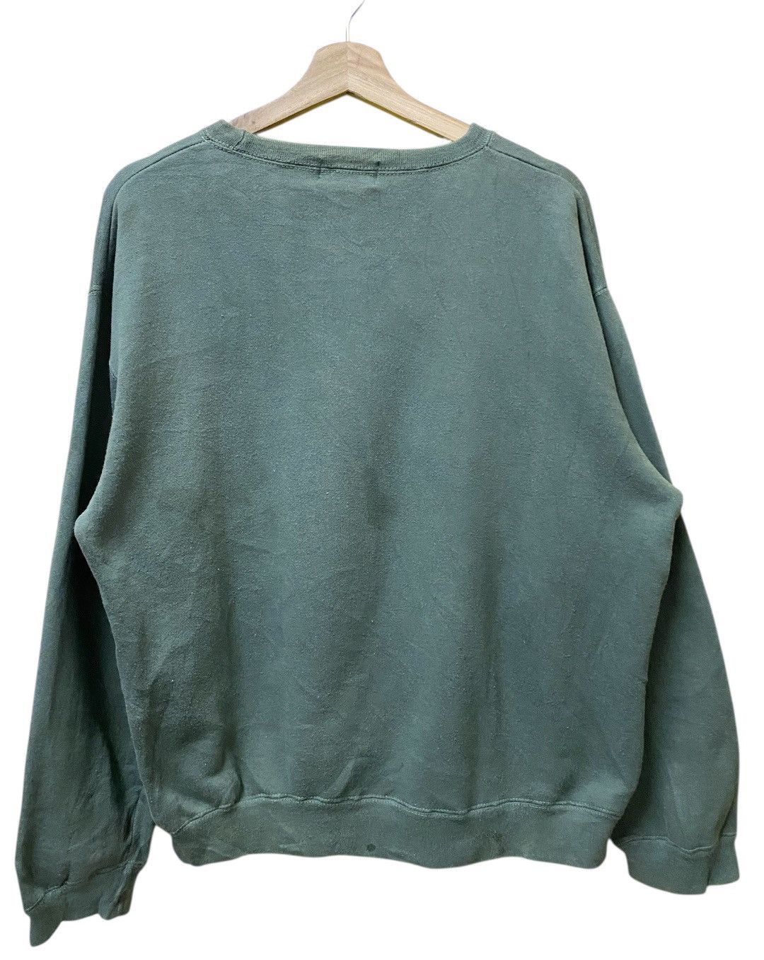 The Unbranded Brand Casual Mind Sweatshirt Crewneck Green Colour Size US L / EU 52-54 / 3 - 2 Thumbnail