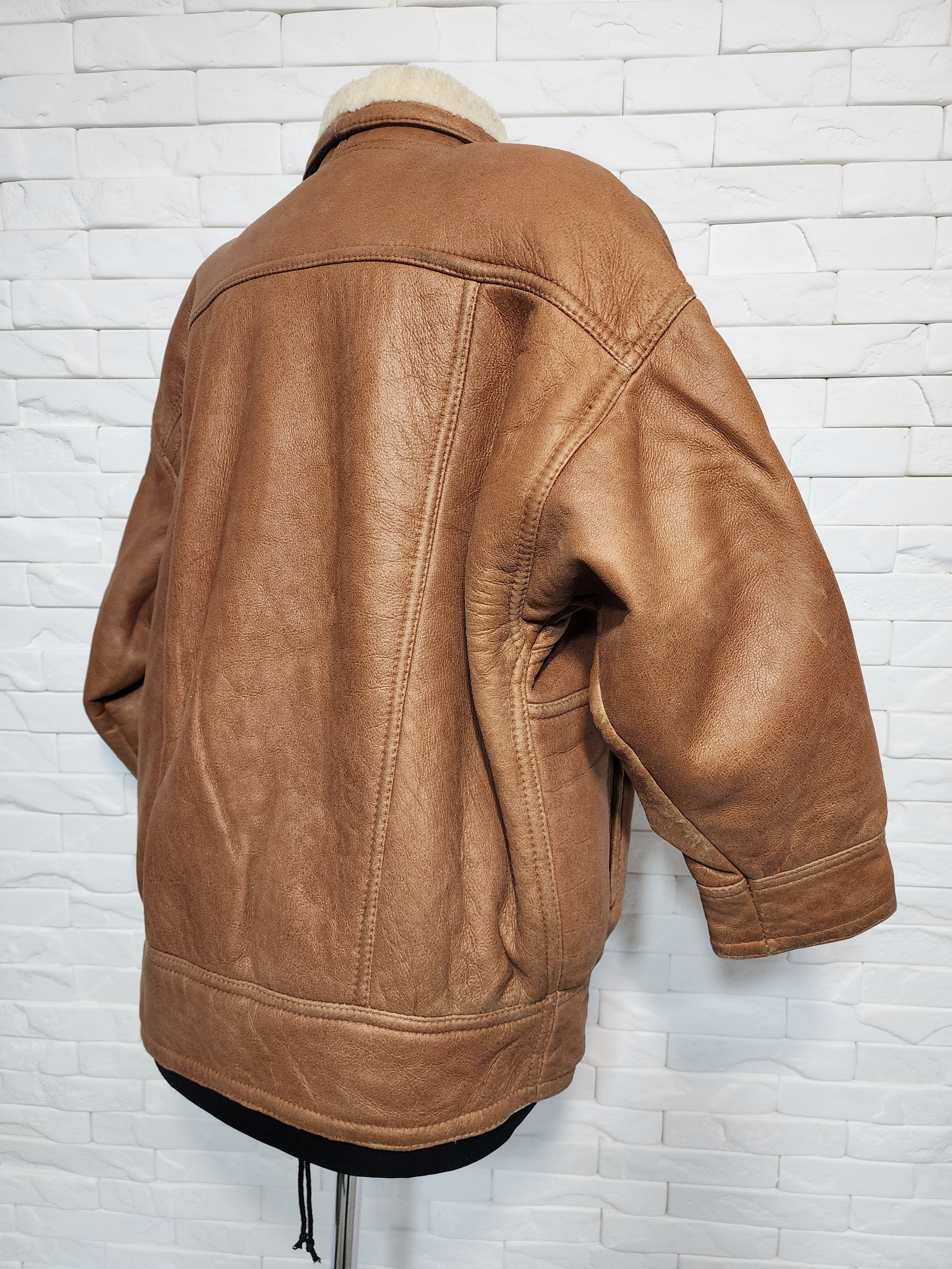 Uniqlo Brown Women's Sheepskin Jacket: Size M / US 6-8 / IT 42-44 - 4 Thumbnail