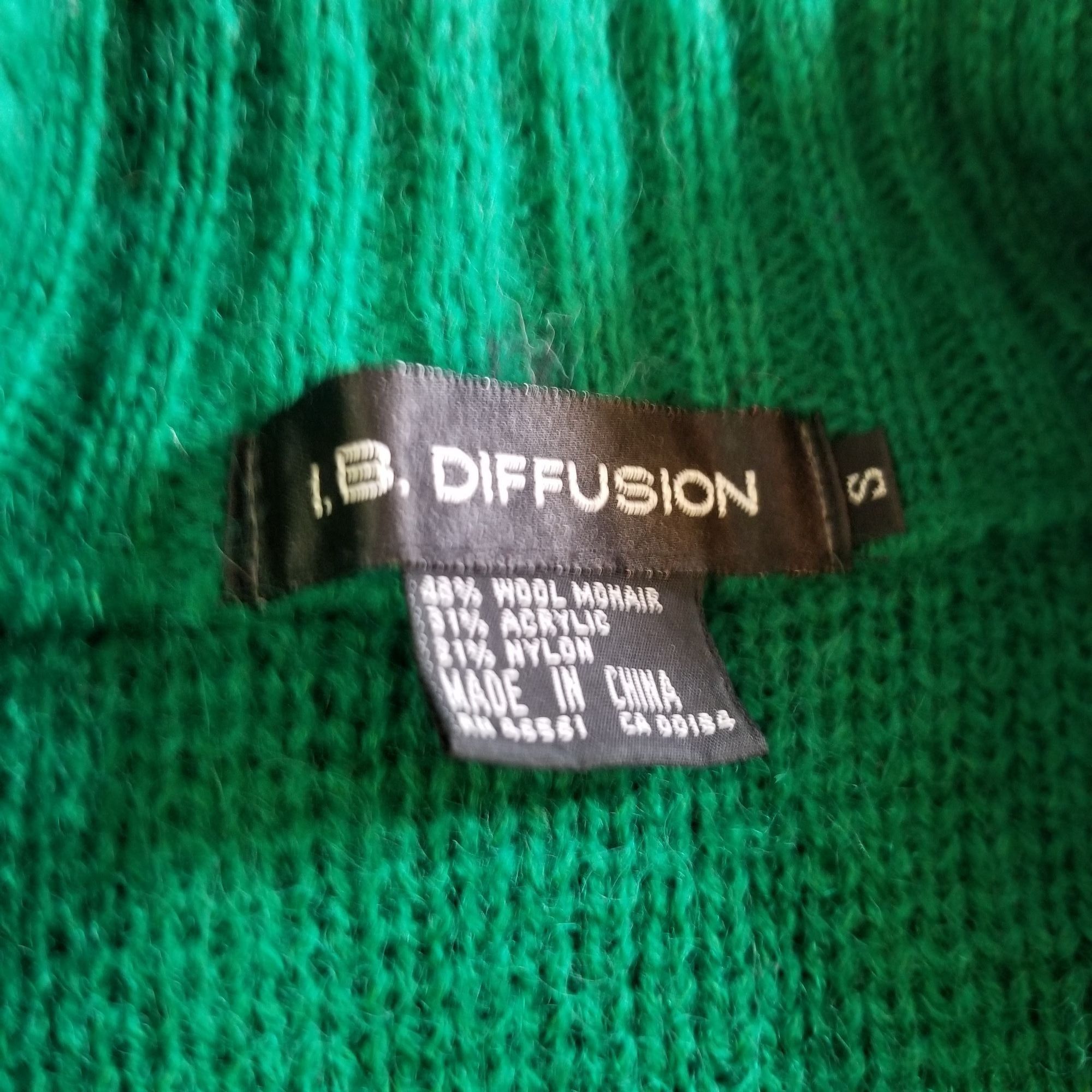 Other IB Diffusion S Cardigan Sweater Knit Wool Mohair Vintage Dou Size S / US 4 / IT 40 - 5 Thumbnail