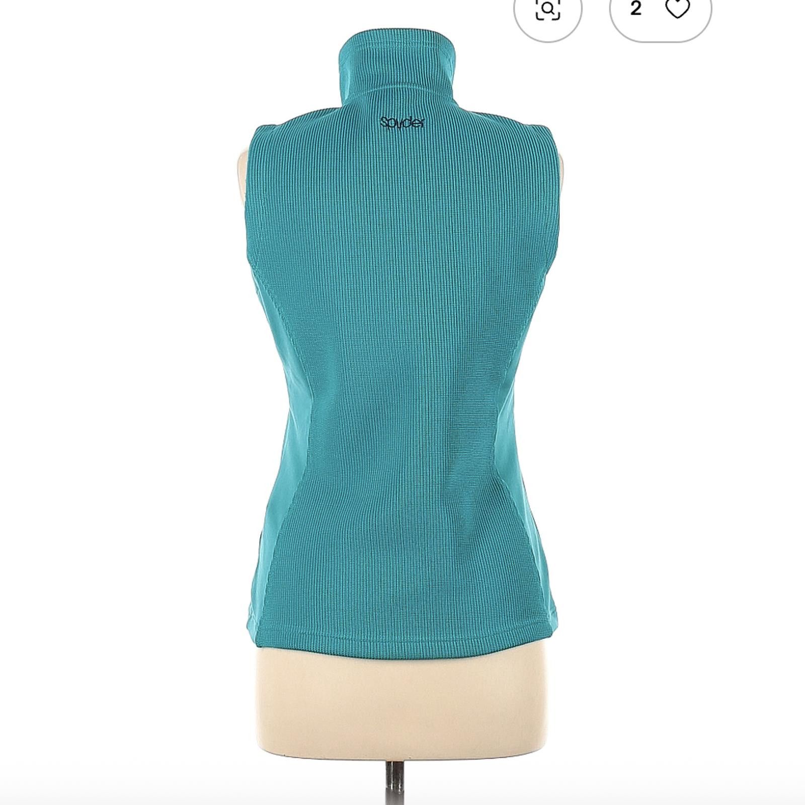 Spyder Spyder Women's Blue Polyester Vest Size M Size M / US 6-8 / IT 42-44 - 2 Thumbnail