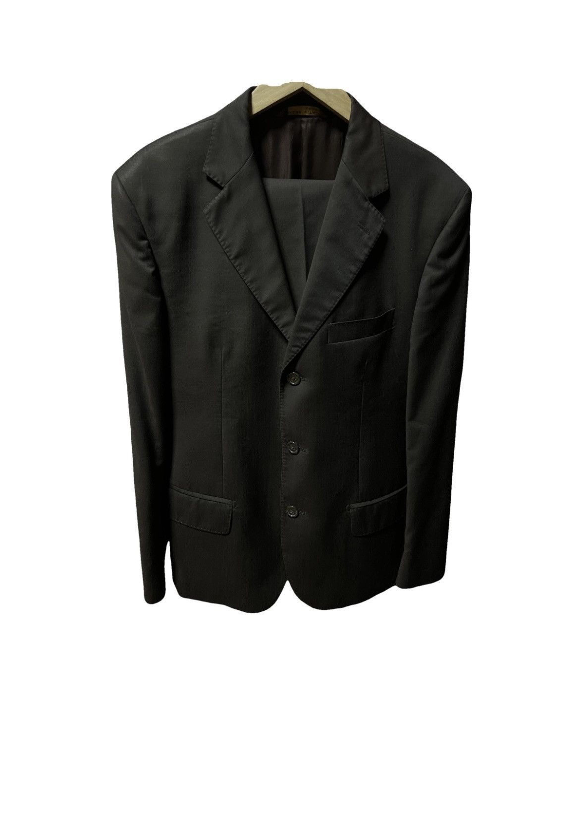 Ermenegildo Zegna Vintage Brown Suit Size 48R - 1 Thumbnail