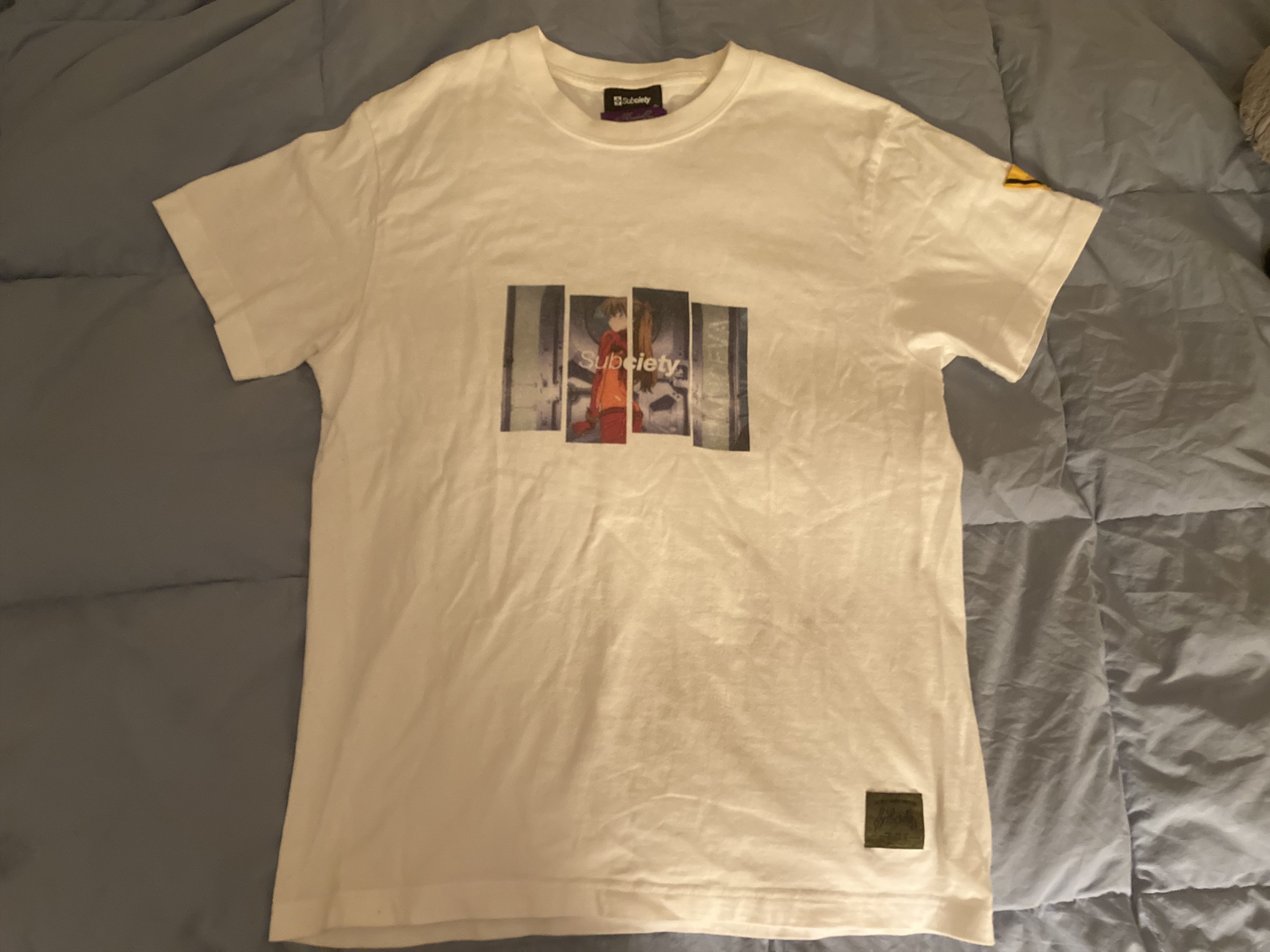 Anime Evangelion Subciety Radio Eva Asuka T-shirt Size US M / EU 48-50 / 2 - 1 Thumbnail