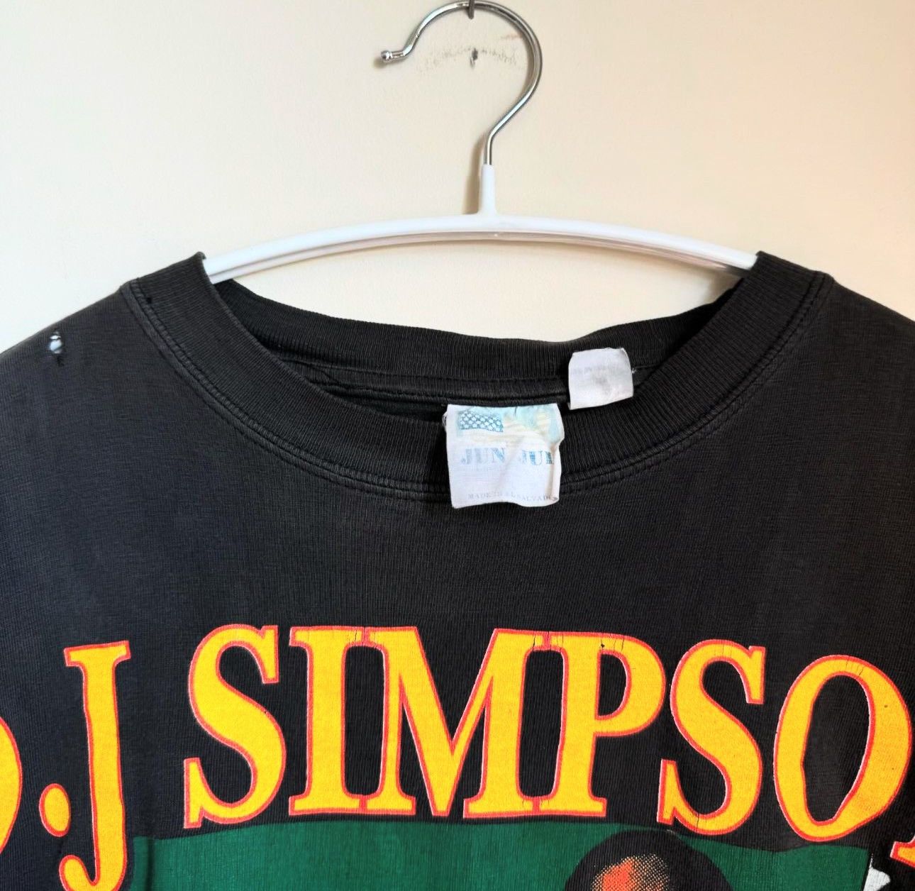 Designer OJ Simpson Vintage Single Stitch Size US XL / EU 56 / 4 - 5 Thumbnail