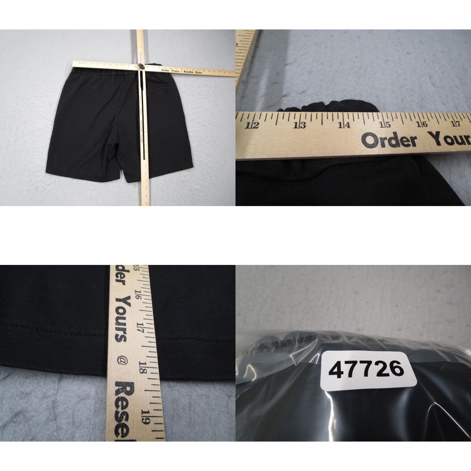 A.P.C. VINTAGE A.P.C. Shorts Mens Large Black Lounge Sweat Casual Cotton French Paris Logo Casual Travel Size US 33 - 8 Thumbnail