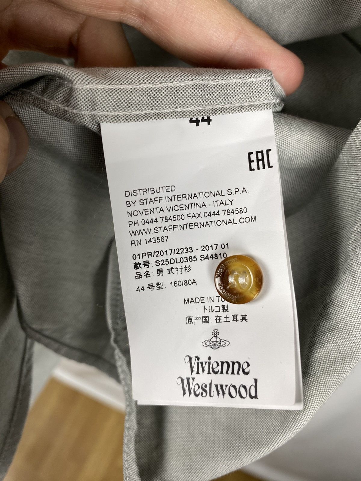 Vivienne Westwood Vivienne Westwood Man Shirt Short Sleeve Cotton size 44 XS Size US XS / EU 42 / 0 - 9 Thumbnail