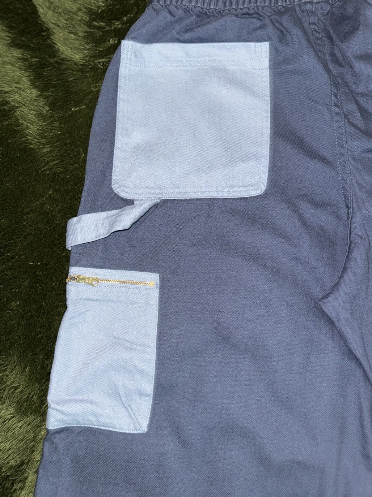Puma × Rhude [L] PUMA x Rhude rhuigi Heavy Cotton Double Knee Pants Blue Size US 36 / EU 52 - 9 Thumbnail