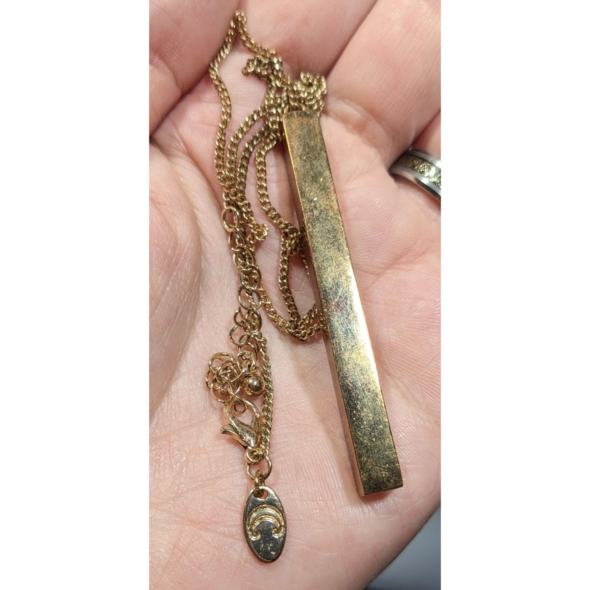 Other Charming Charlie Modern Elegant Gold Told Pillar Necklace Size ONE SIZE - 3 Thumbnail