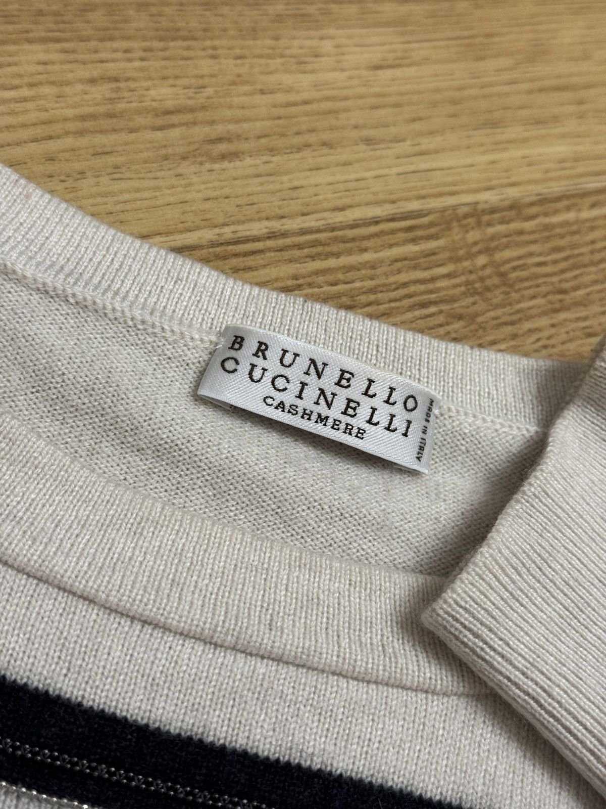 Brunello Cucinelli Brunello Cucinelli Cashmere Sweater Pullover Size L / US 10 / IT 46 - 6 Thumbnail