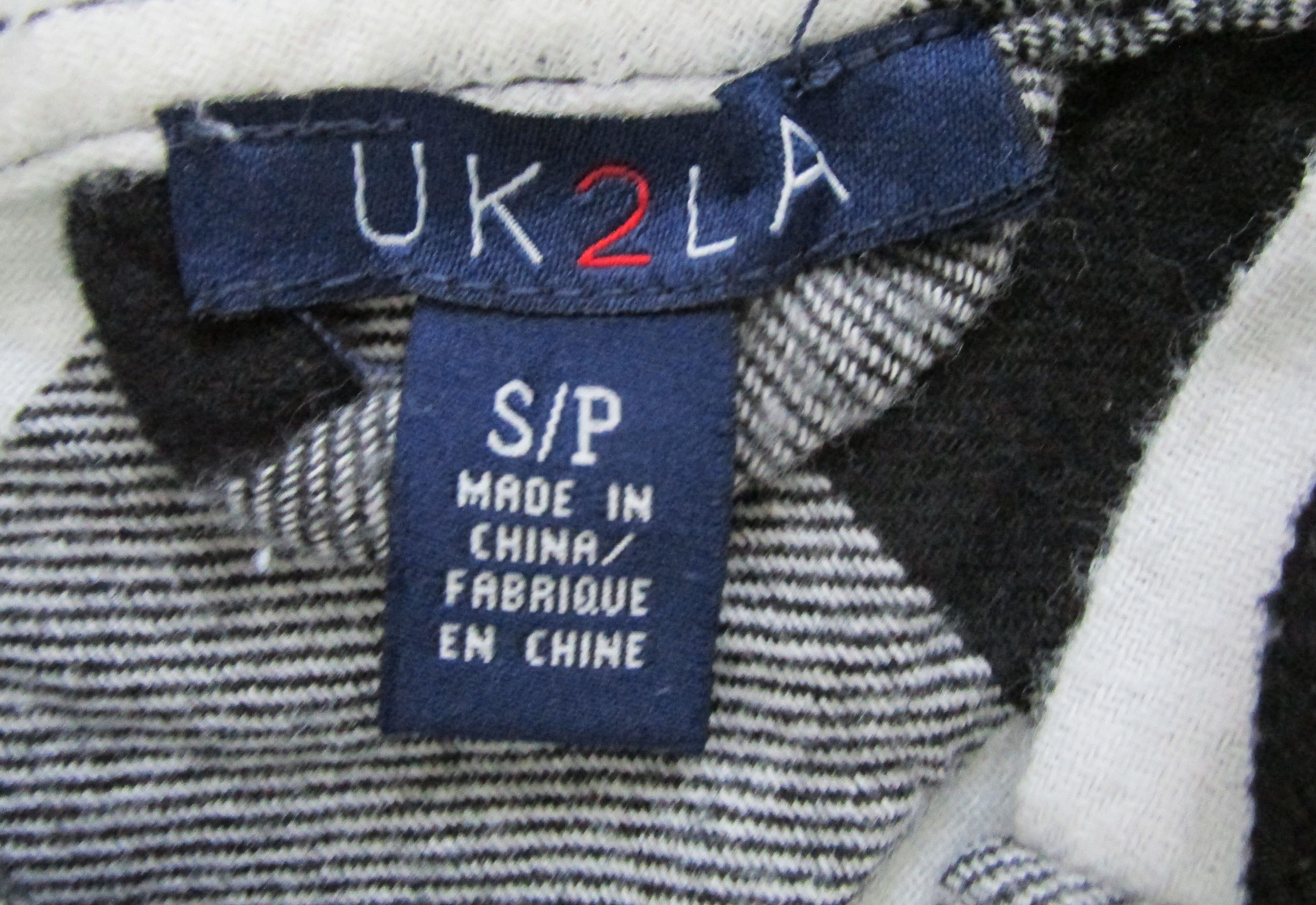 Other UK2LA Women's Cotton Hoodie Shirt Size Small (Junior) Size S / US 4 / IT 40 - 2 Thumbnail