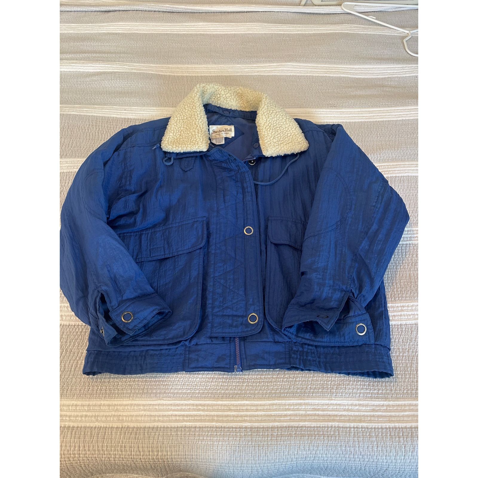 Vintage Cobalt Blue Jacket Size L / US 10 / IT 46 - 1 Thumbnail