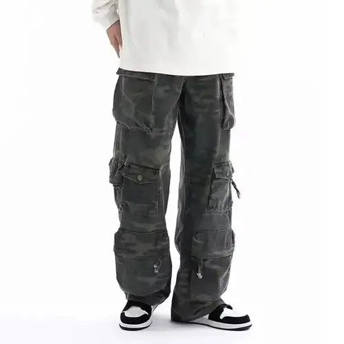 Other Baggy Pocket Artic Camo Punk Cargo Pants Size US 30 / EU 46 - 3 Thumbnail