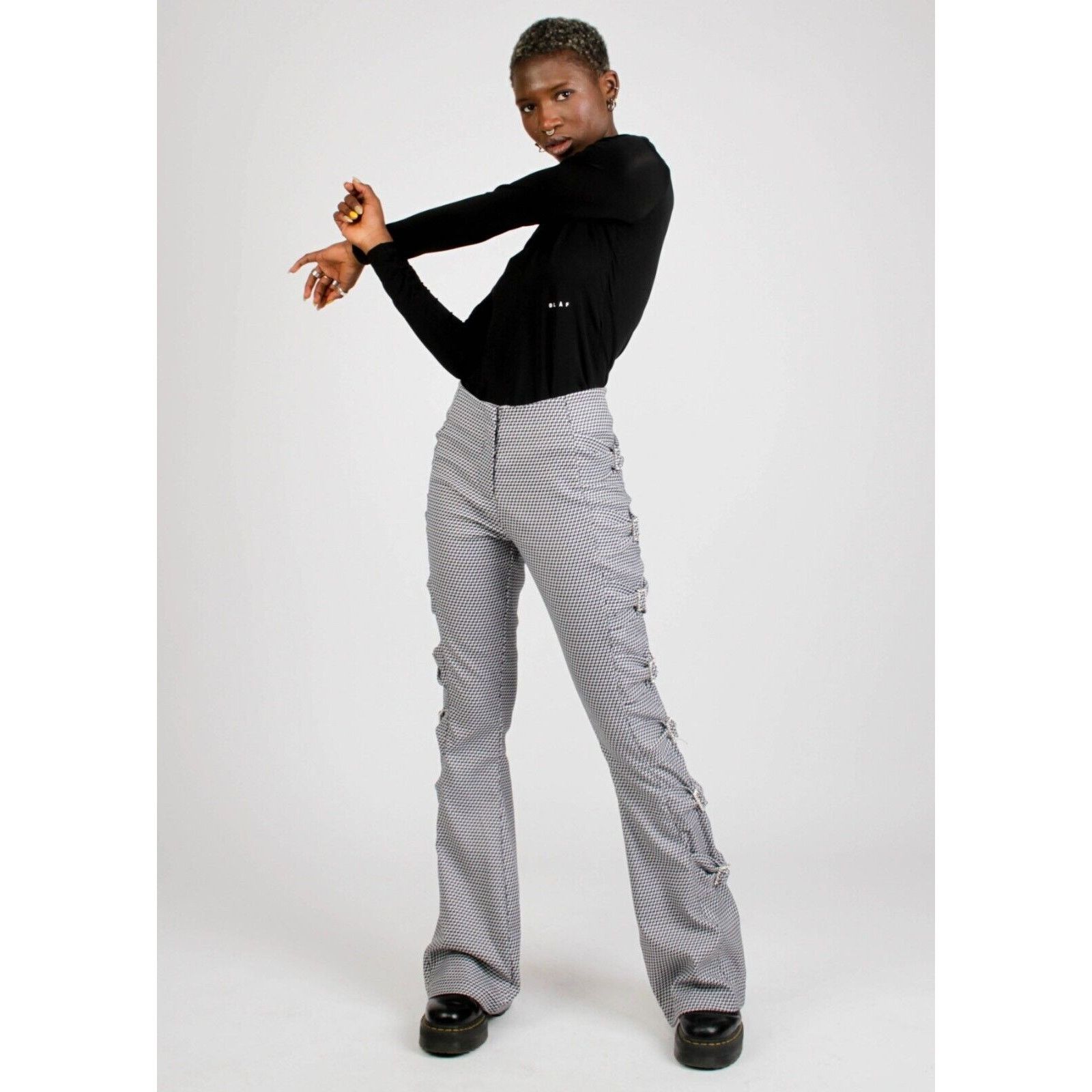 Daily Paper Daily Paper Women’s Jeline Flare Pants Waist 30 Size 30" / US 8 / IT 44 - 1 Thumbnail