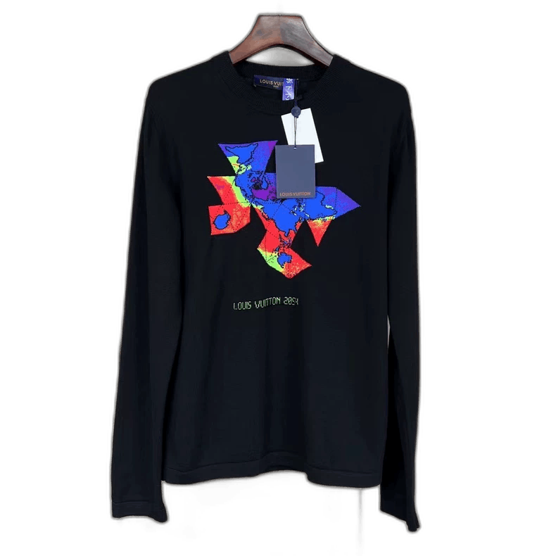 Louis Vuitton Louis Vuitton Knit Sweater with Colorful Design-yf Size US M / EU 48-50 / 2 - 1 Thumbnail