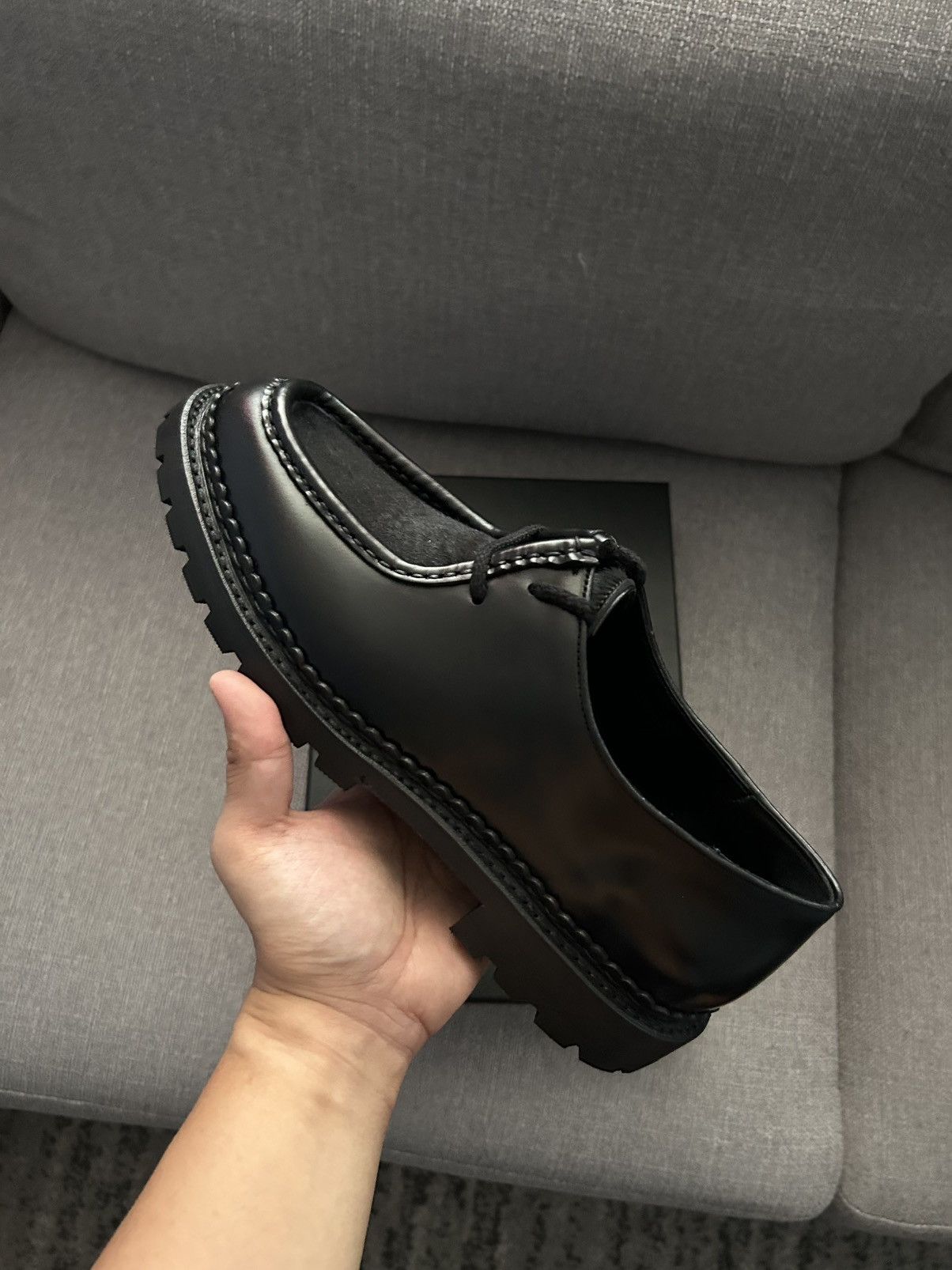 Saint Laurent Paris Saint Laurent Ponyhair lth Derbys blk 41 Size US 8 / EU 41 - 1 Thumbnail