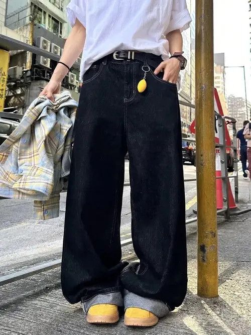 Japanese Brand × Vintage DRIP BAGGY vintage denim jeans pants Size US 30 / EU 46 - 1 Thumbnail