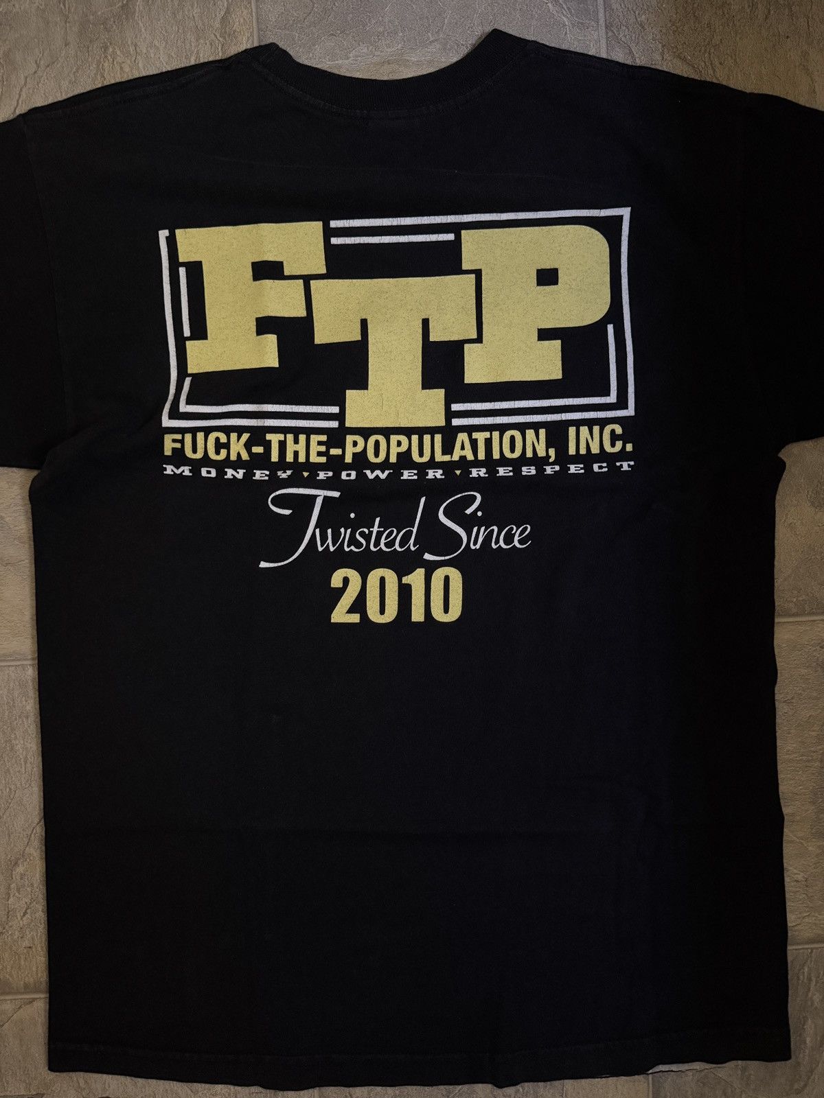 Fuck The Population FTP Money Power Respect Tee Size US M / EU 48-50 / 2 - 2 Thumbnail