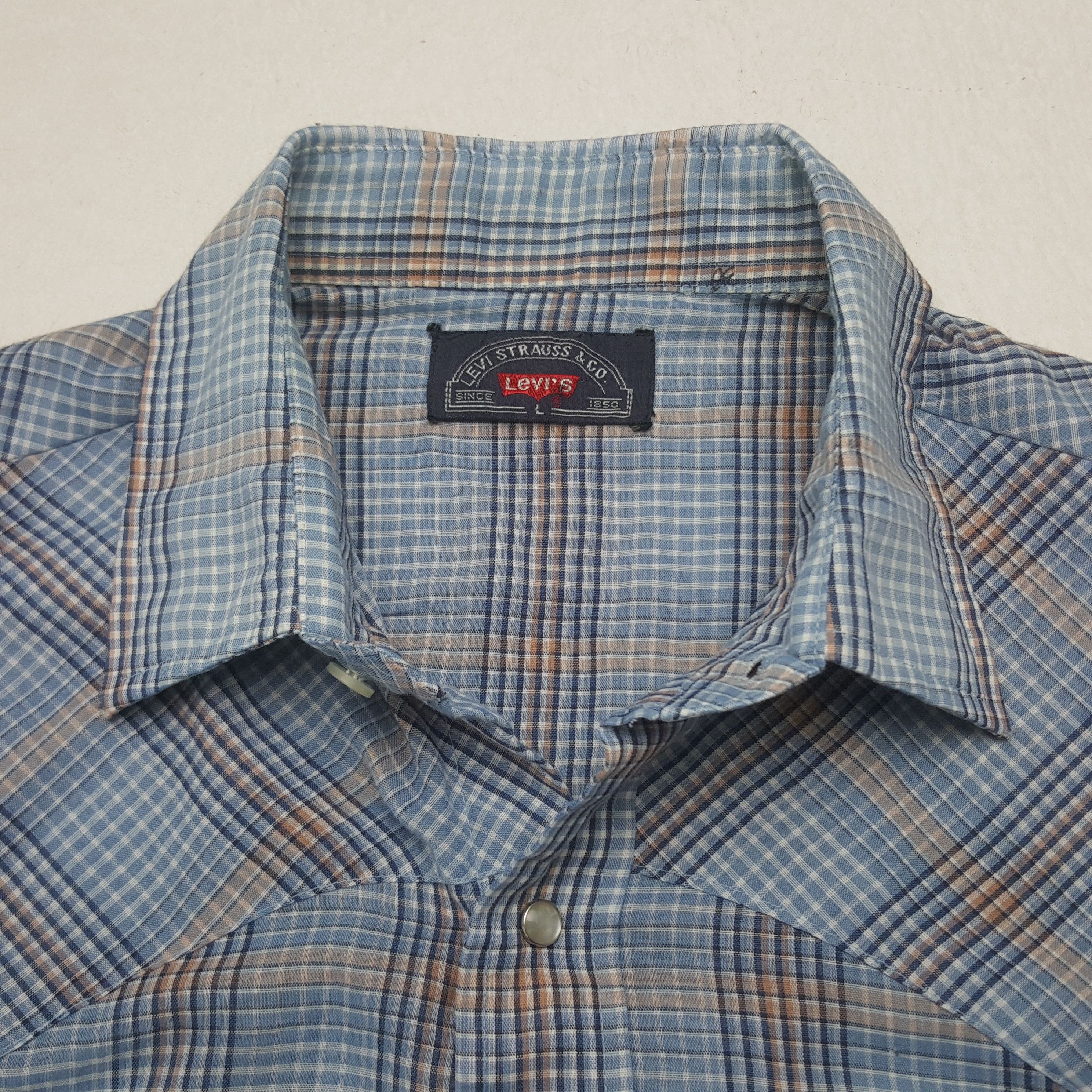 Levi's Vintage Levi's Strauss & Co Button Up Shirt Size US M / EU 48-50 / 2 - 4 Thumbnail