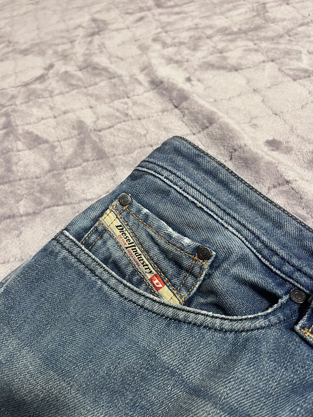 Diesel × Vintage 💥VINTAGE DIESEL FADE DISTRESSED DENIM Size US 35 - 5 Thumbnail