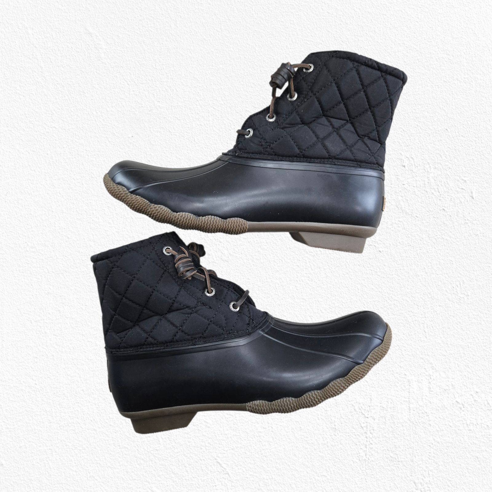 Sperry Sperry Quilted Duck Boots Black Size 9.5 Size US 9.5 / IT 39.5 - 6 Thumbnail