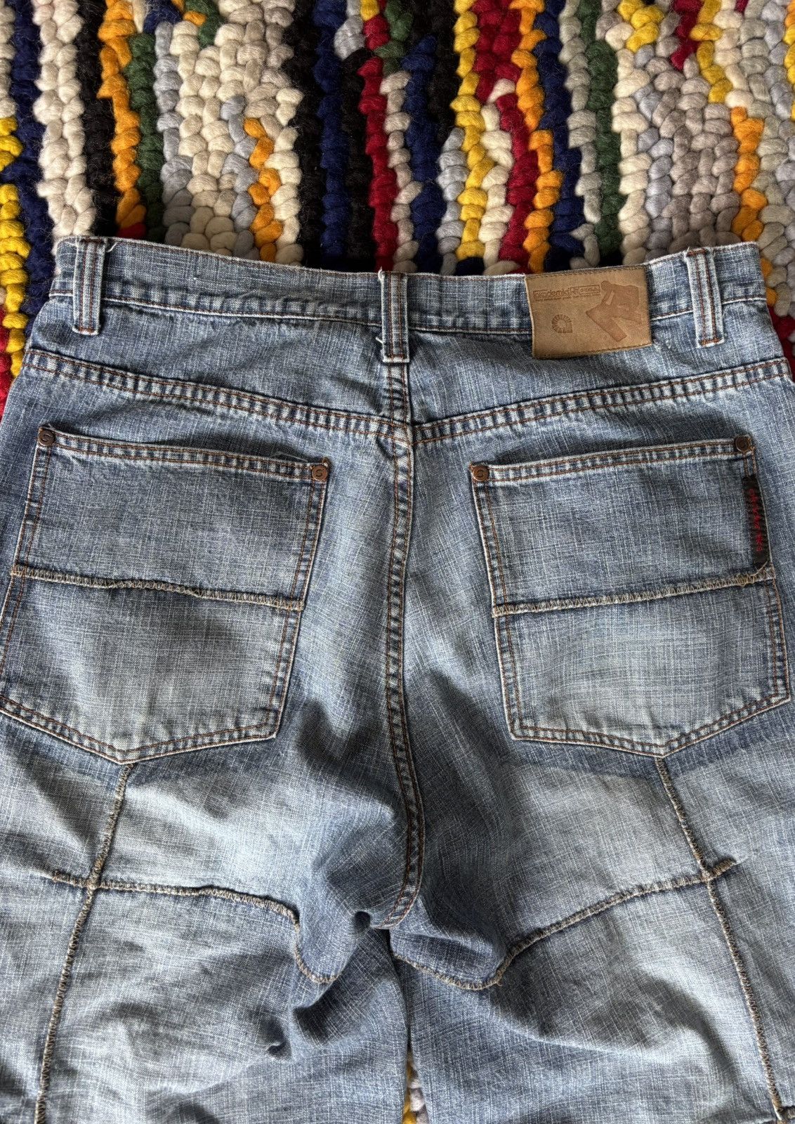 Akademiks Vintage Akademiks Baggy Stitched Up Jeans Size US 34 / EU 50 - 5 Thumbnail