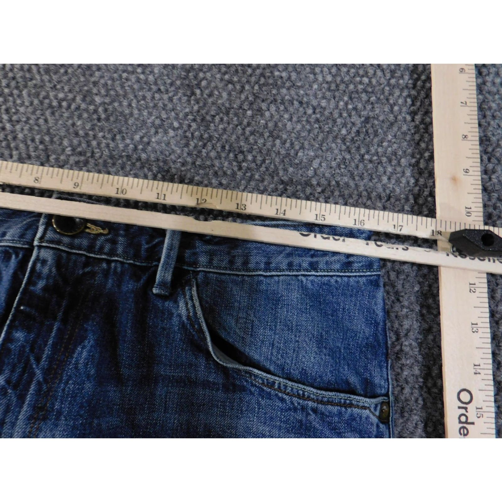 Banana Republic VINTAGE Banana Republic Jeans Mens 32x34 Distressed Straight Leg Denim Dominican Republic Blue 32 34 Jeans Mens Boys Girls Size US 32 / EU 48 - 6 Thumbnail