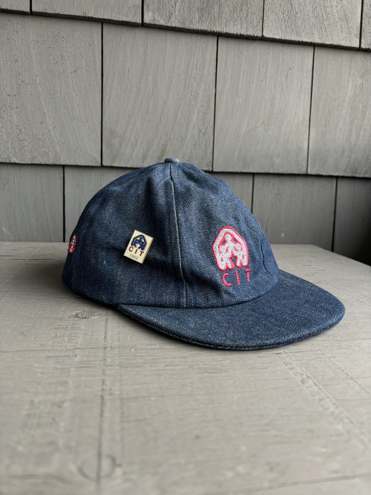 Levi's Vintage Levi's Red Tab Hat Dark Denim Snapback Blue Jean 90s Size ONE SIZE - 20 Thumbnail