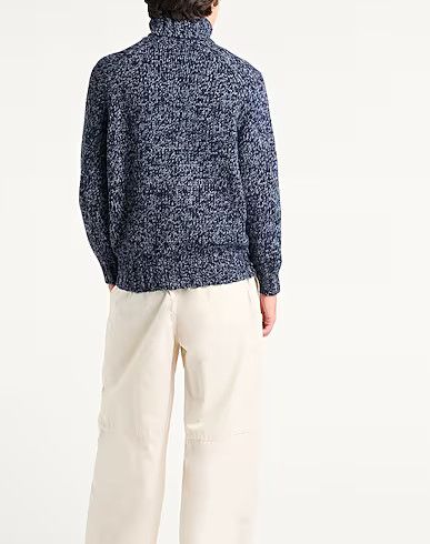 Brunello Cucinelli 0924 Turtleneck in Navy Blue Size US XL / EU 56 / 4 - 2 Thumbnail