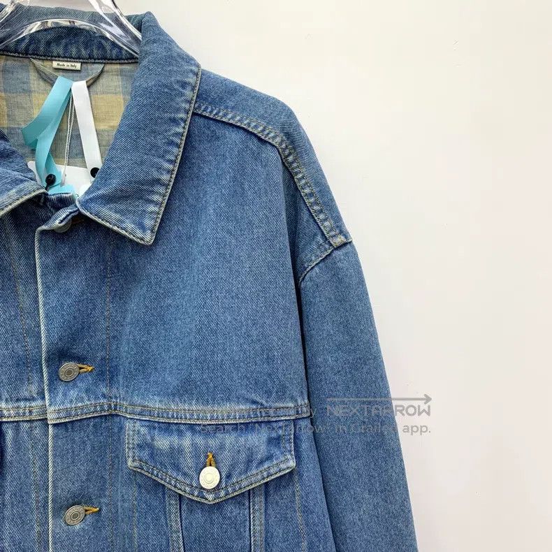 Gucci Gucci Blue logo embroidered cotton lapel single-breasted l Size US L / EU 52-54 / 3 - 3 Thumbnail