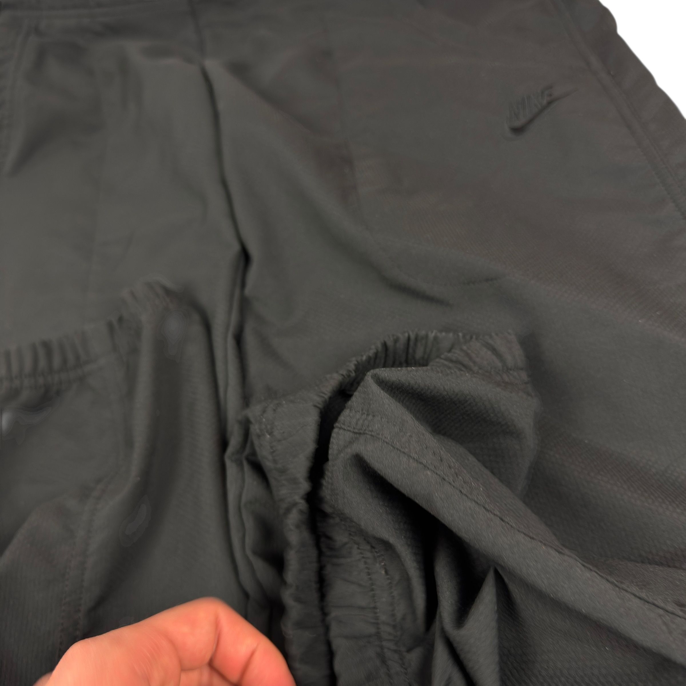 Nike × Vintage Nike Dri-Fit Women's Black Swoosh Straight Leg Track Pants M Size 30" / US 8 / IT 44 - 5 Thumbnail