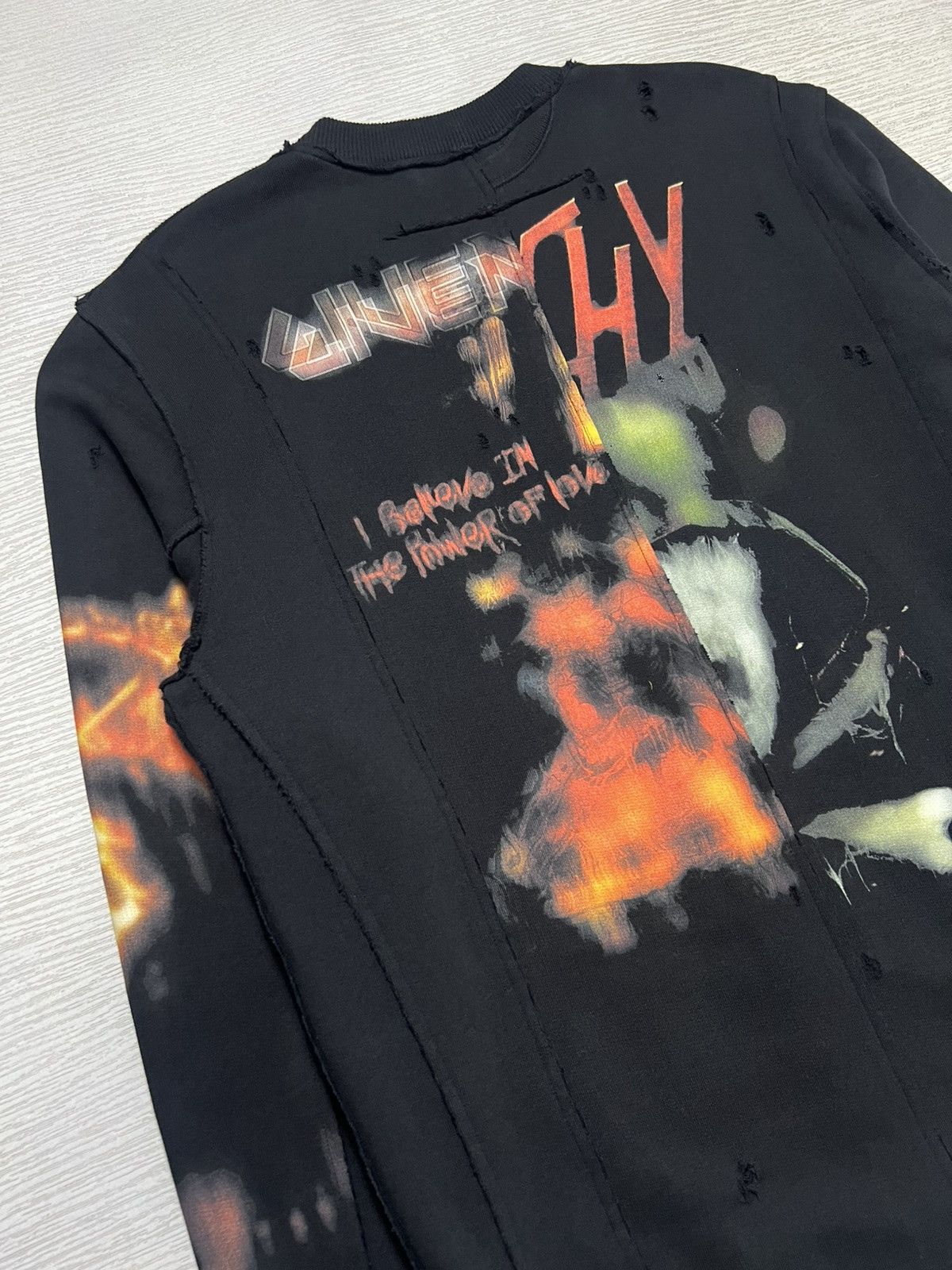 Givenchy Givenchy - Riccardo Tisci - Heavy Metal Logo Sweatshirt Size US S / EU 44-46 / 1 - 17 Thumbnail