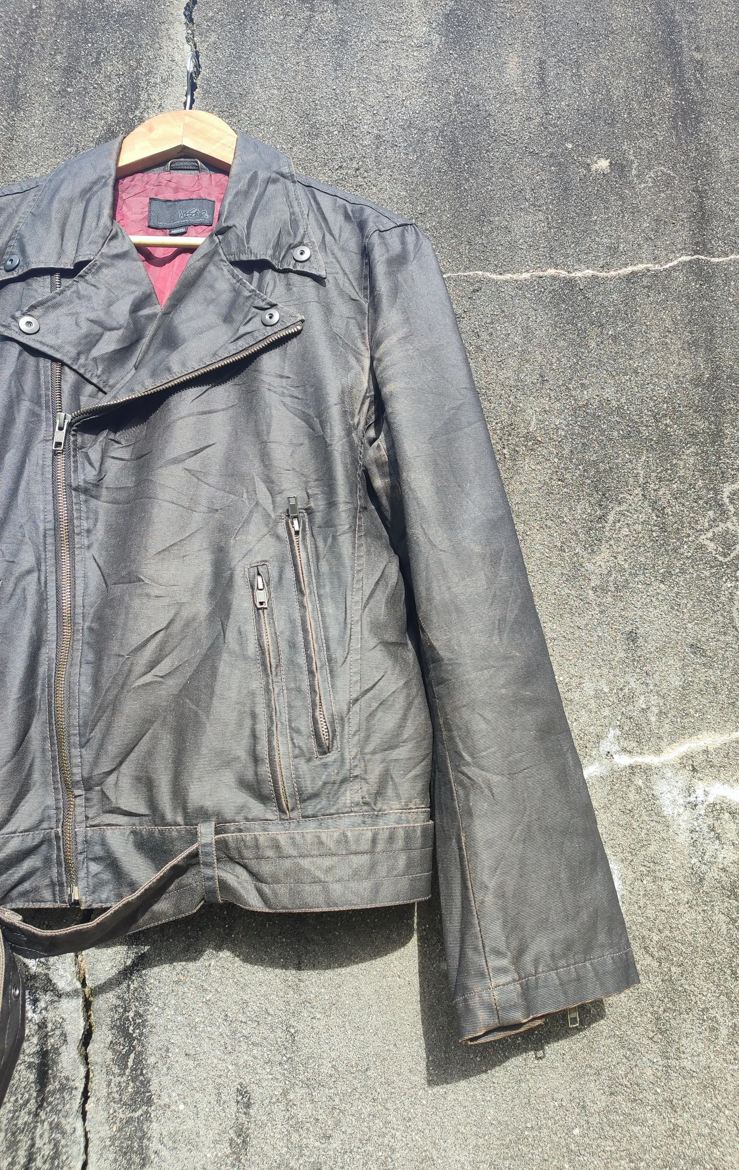 Designer × Mossimo 🔥STEAL🔥 Rare Design Synthetic Leather Jacket By Mossimo Size US S / EU 44-46 / 1 - 3 Thumbnail