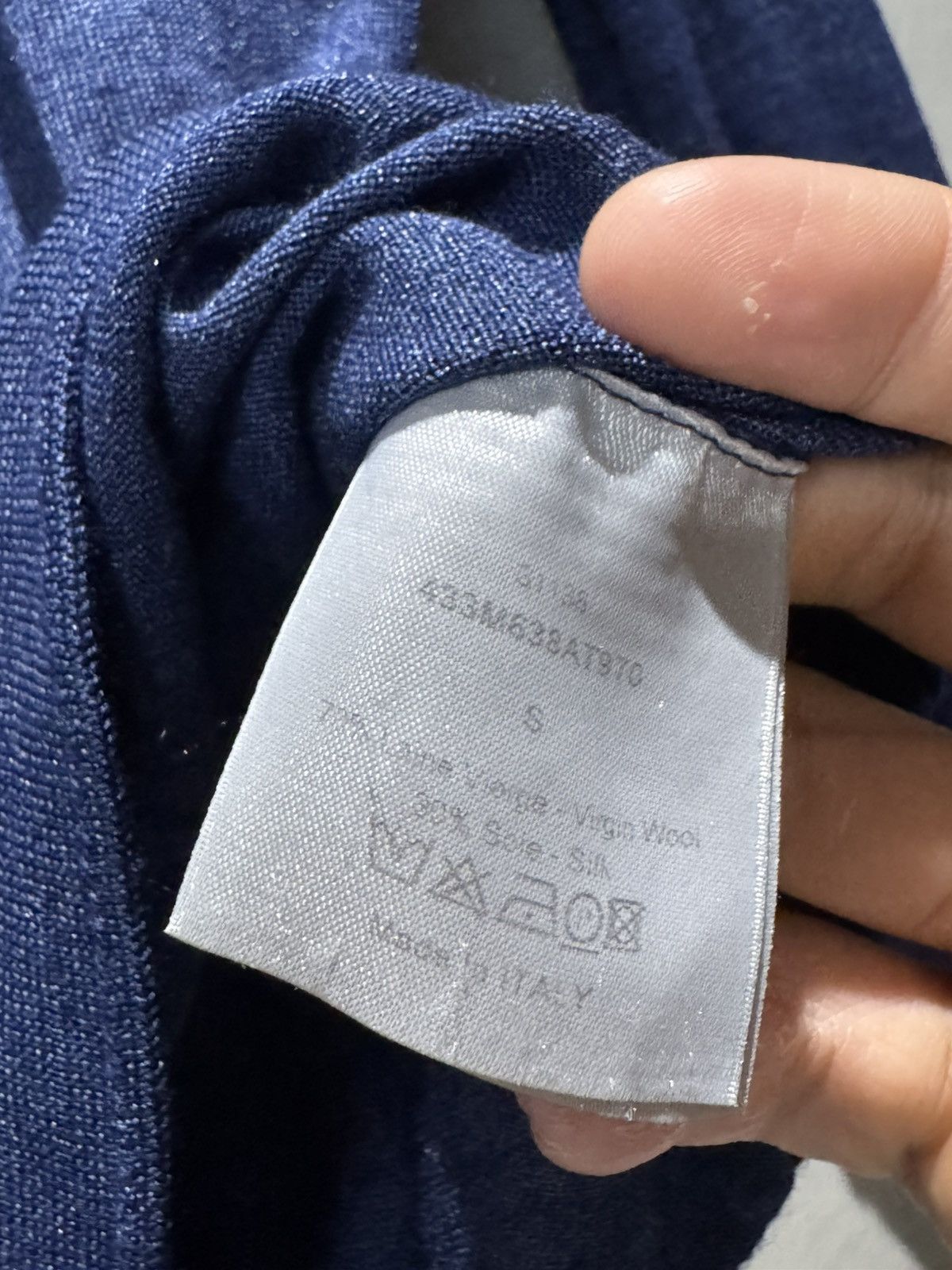 Dior AW 2008 Dior Homme Kris Van Assche Virgin Wool Knit Crewneck Size US S / EU 44-46 / 1 - 6 Thumbnail