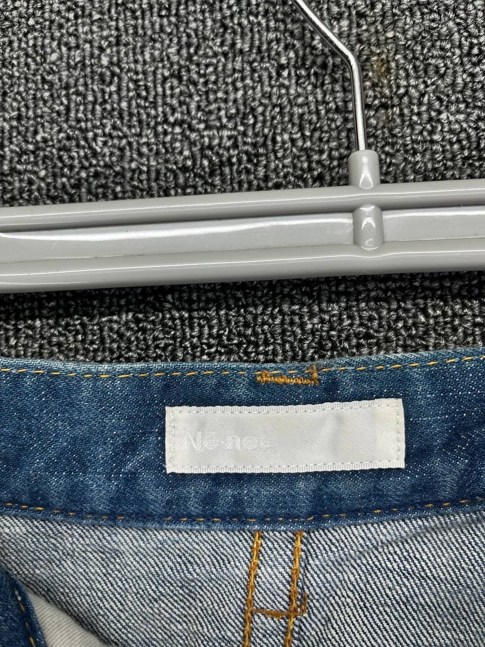 Issey Miyake Vintage Issey Miyake Ne-Net Rare Denim Midi Skirts Size 28" / US 6 / IT 42 - 3 Thumbnail