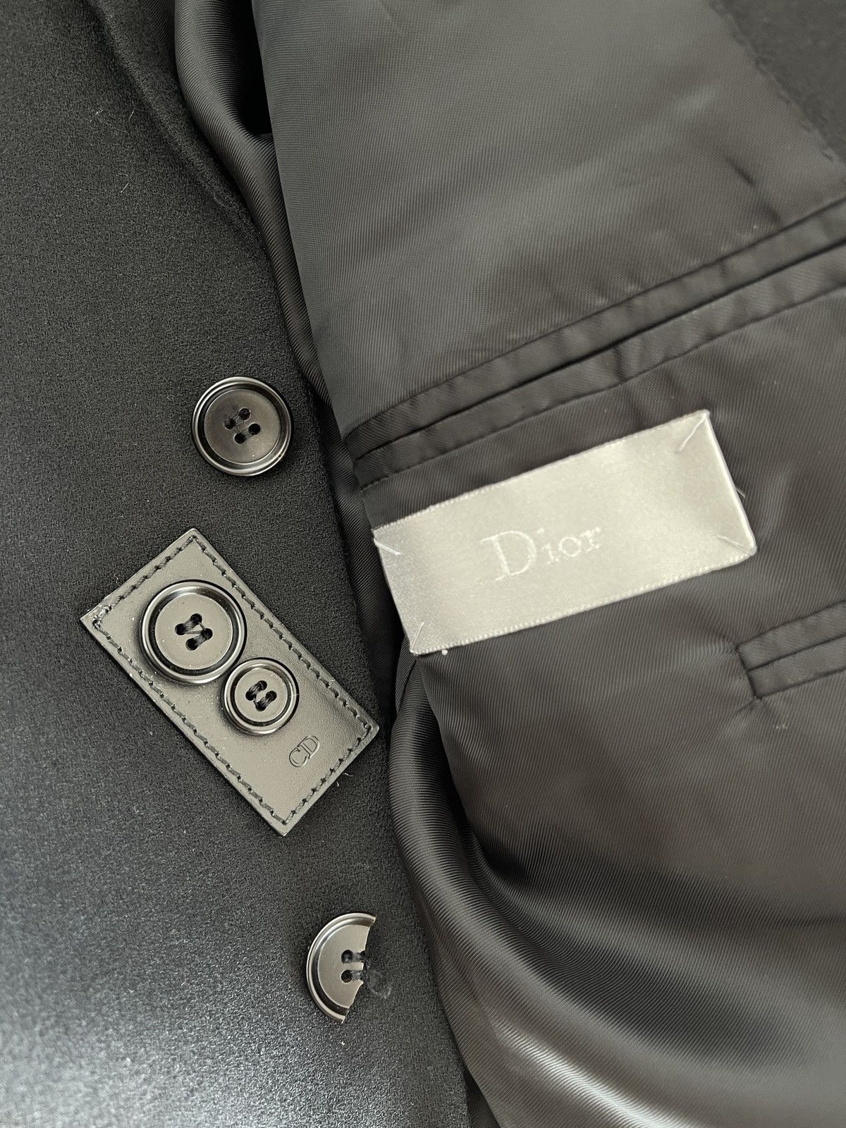 Dior Dior Homme Scarf Collar Tailored Jacket, Kris Van Assche, 52 Size 52R - 4 Thumbnail