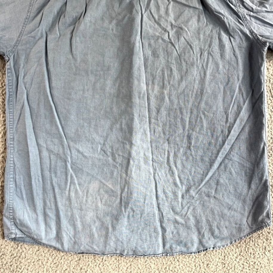 Vintage VINTAGE River Trader Shirt Mens L Blue Button-Up Linen Blend Casual Outdoor Size US L / EU 52-54 / 3 - 7 Thumbnail
