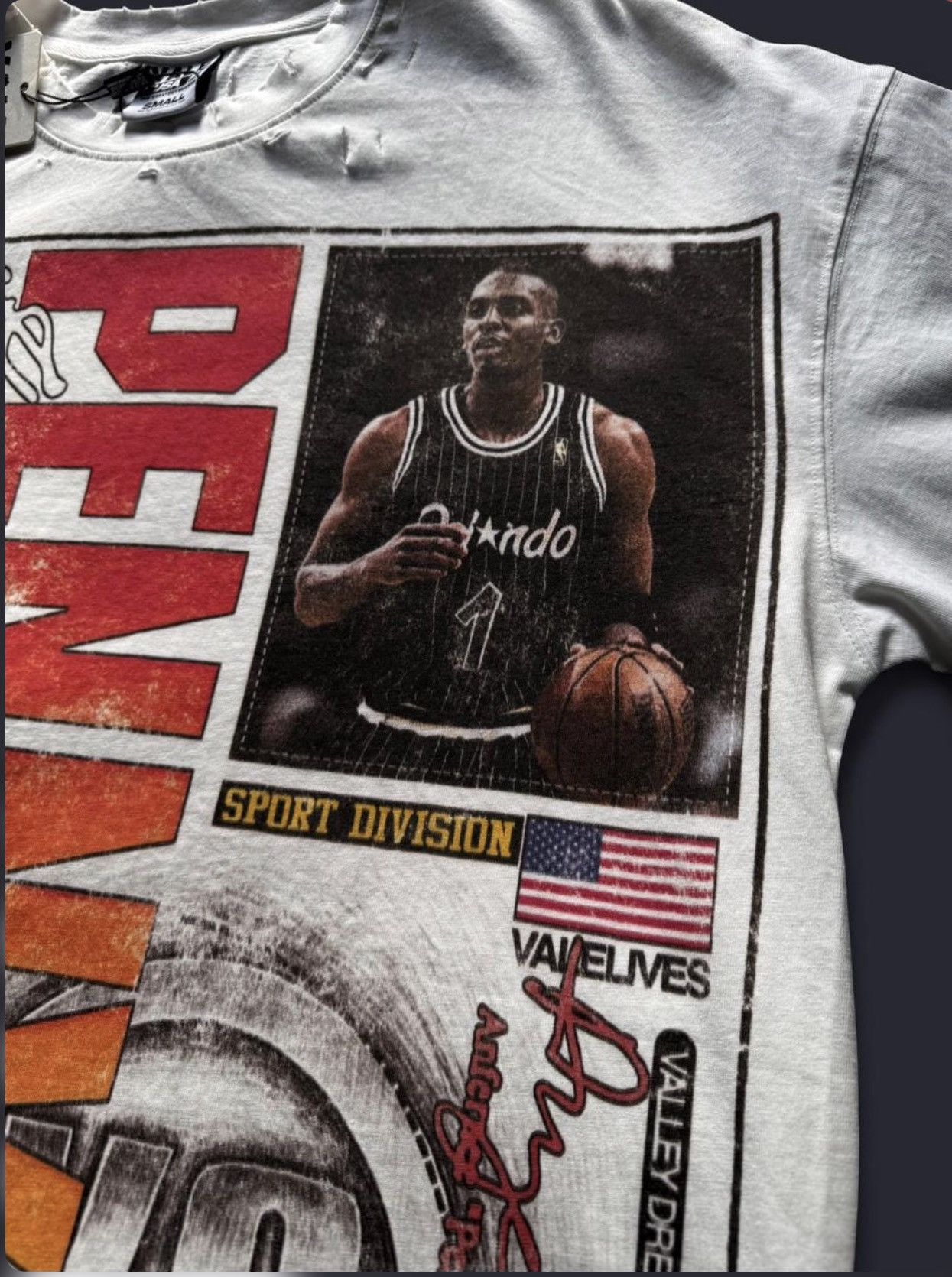 Vale VALE “PENNY HARDAWAY” TEE Size US S / EU 44-46 / 1 - 3 Thumbnail