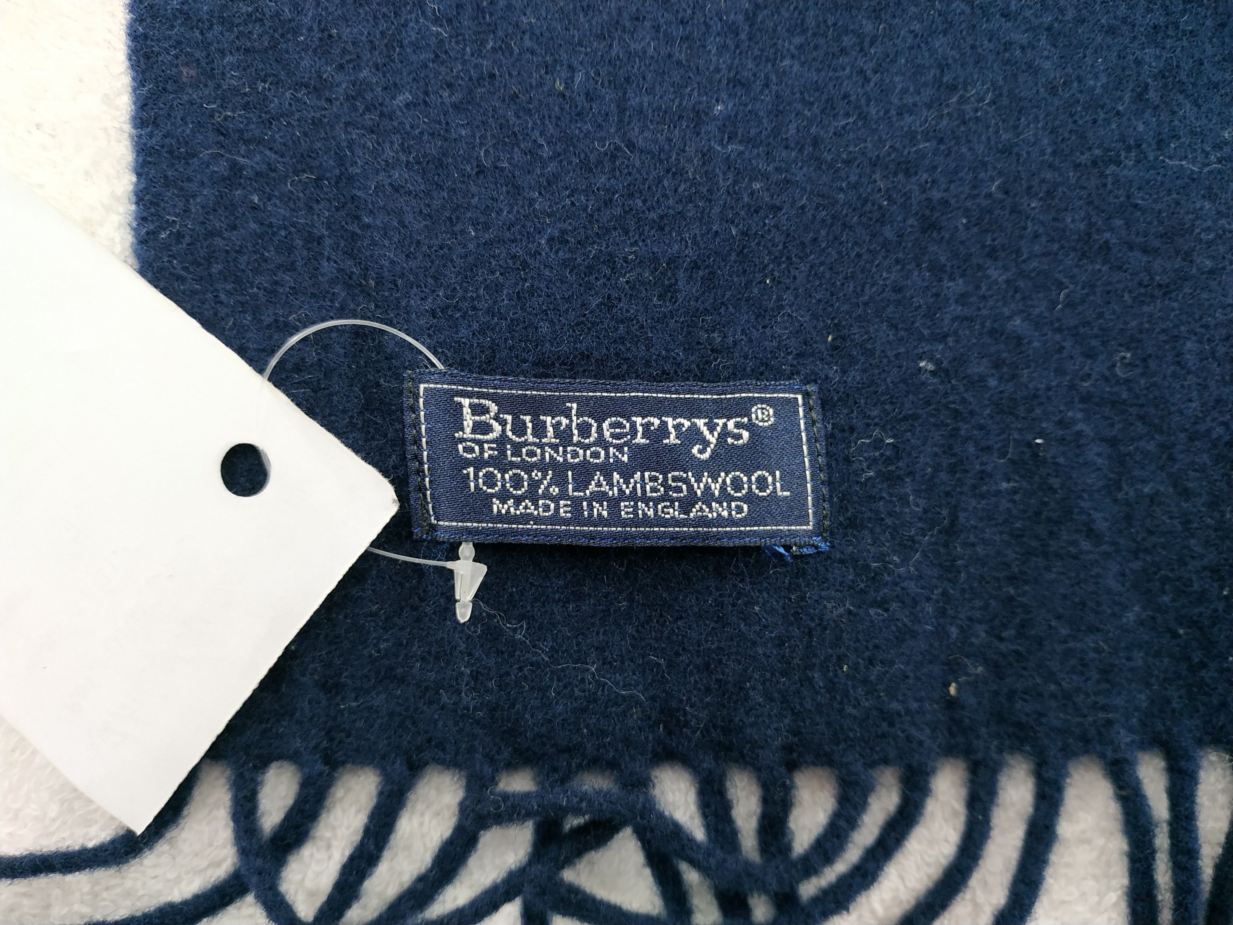 Burberry × Vintage Burberry Scarf / Muffler / Neckwear - WW223 Size ONE SIZE - 7 Thumbnail