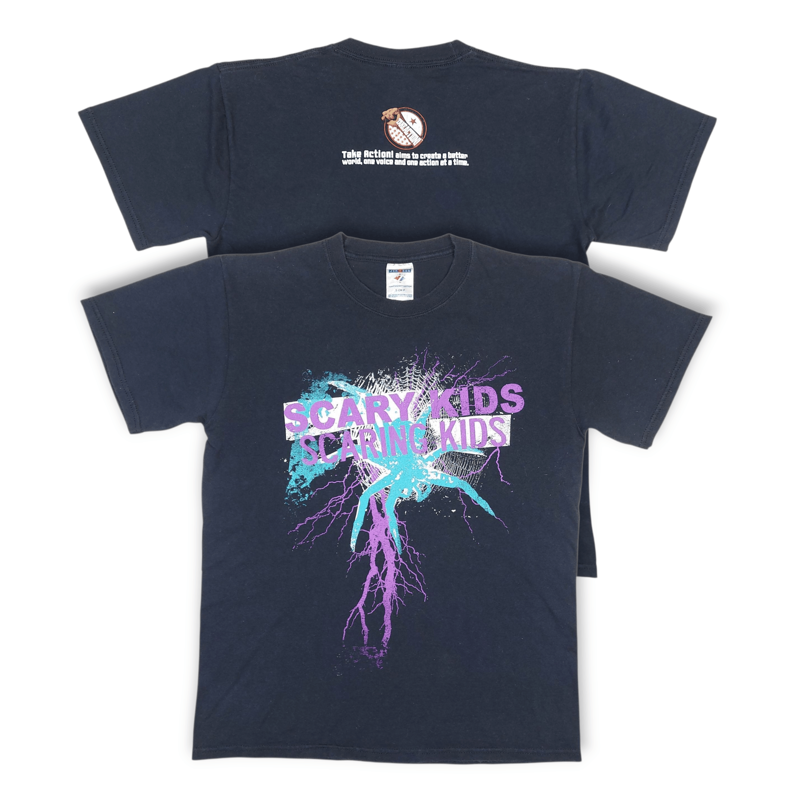Band Tees Vintage 2007 Scary Kids Scaring Kids Take Action! Tour TEE Size US S / EU 44-46 / 1 - 1 Thumbnail