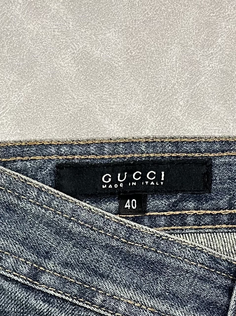 Gucci 90s Gucci denim pants Size 27" / US 4 / IT 40 - 19 Thumbnail