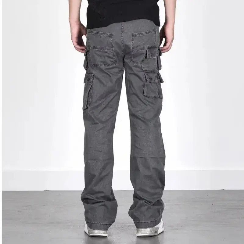 Japanese Brand Retro loose high street pocket jeans Size US 32 / EU 48 - 4 Thumbnail