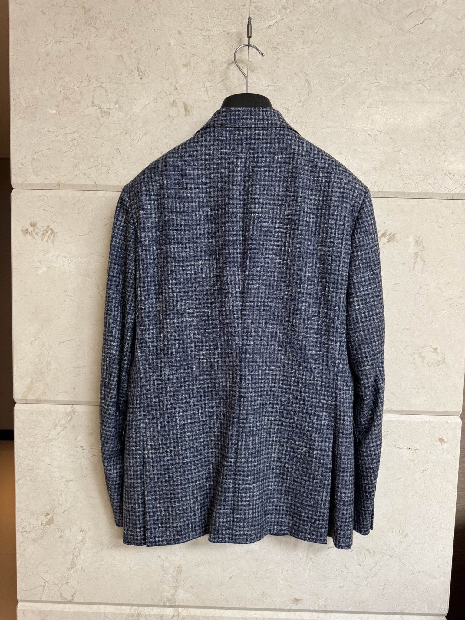 Ermenegildo Zegna ZEGNA / Tailored Milano Fit Check Pattern Blazer / EU 44 Size 34R - 4 Thumbnail