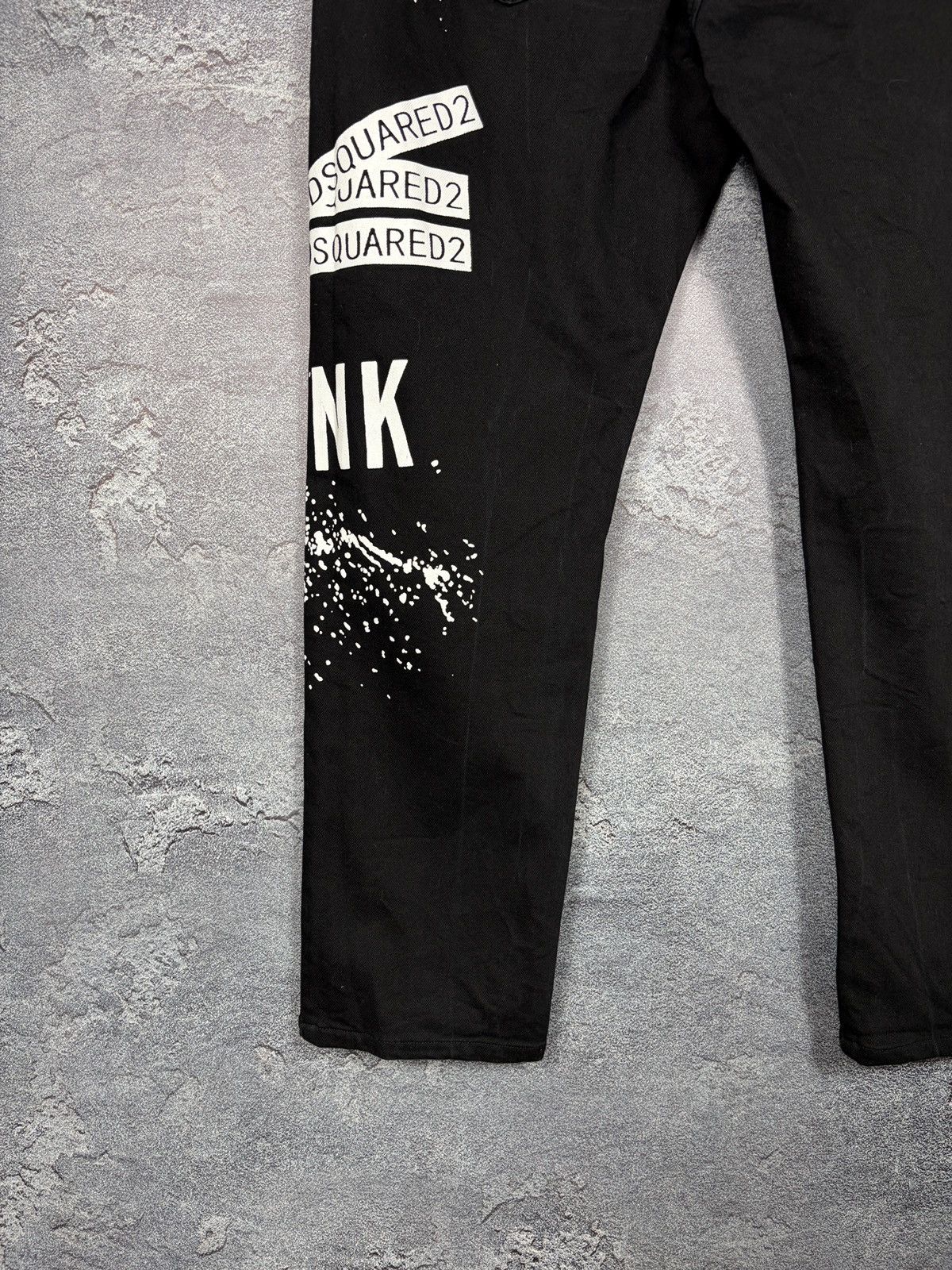 Dsquared2 Dsquared2 Icon Logo Graphic Print Black Denim Jeans Size 35 Size US 34 / EU 50 - 18 Thumbnail