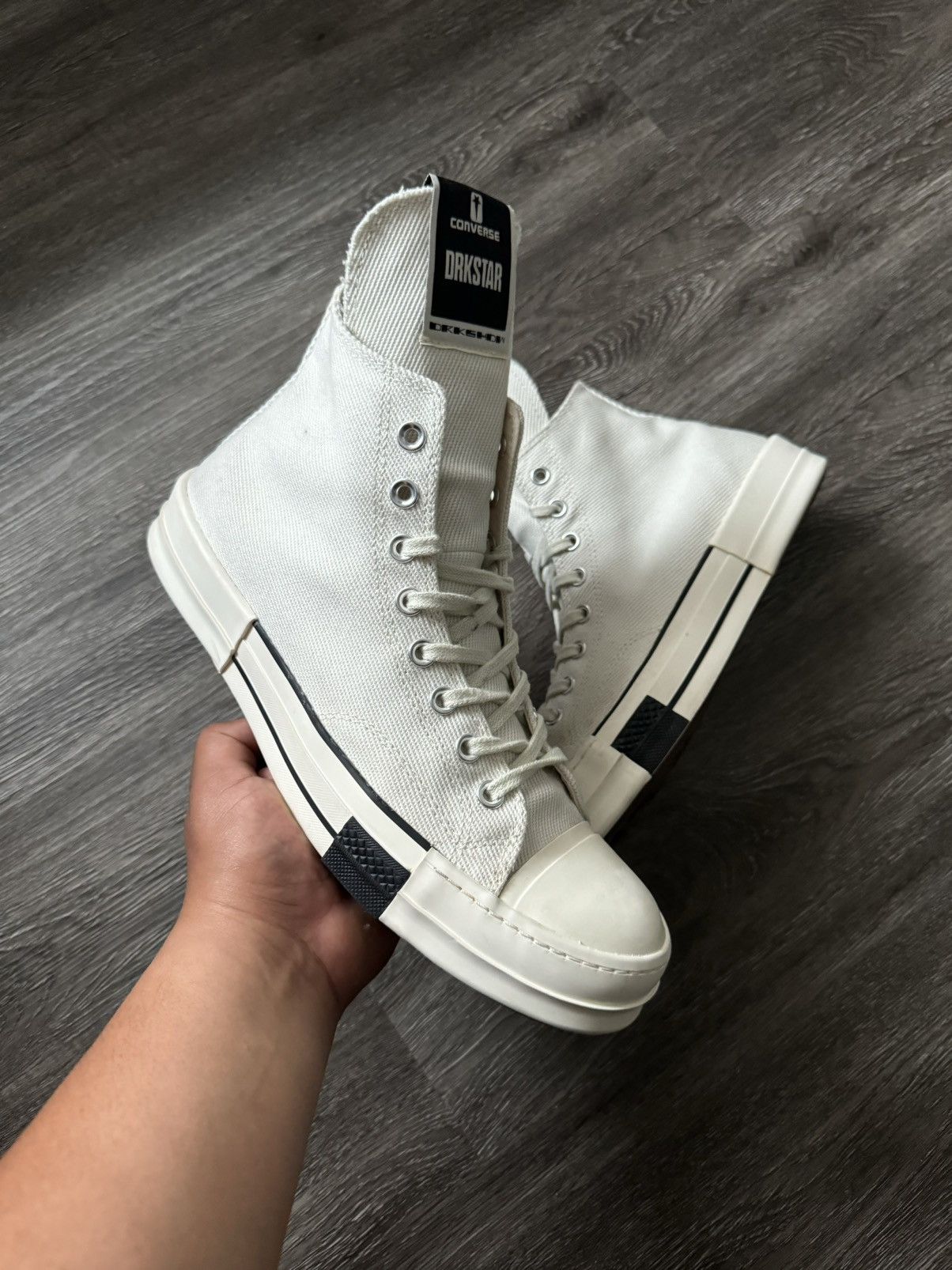 CONVERSE X RICK OWENS DRKSTAR HI Chuck Taylor Like Ramones