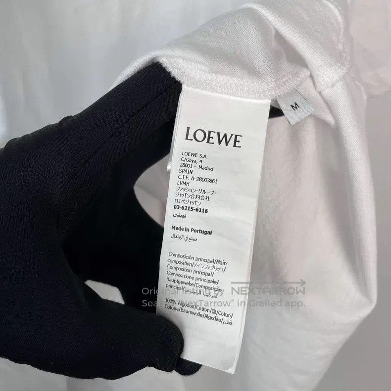 Loewe Loewe White Floral Embroidered Short Sleeve Size M / US 6-8 / IT 42-44 - 4 Thumbnail