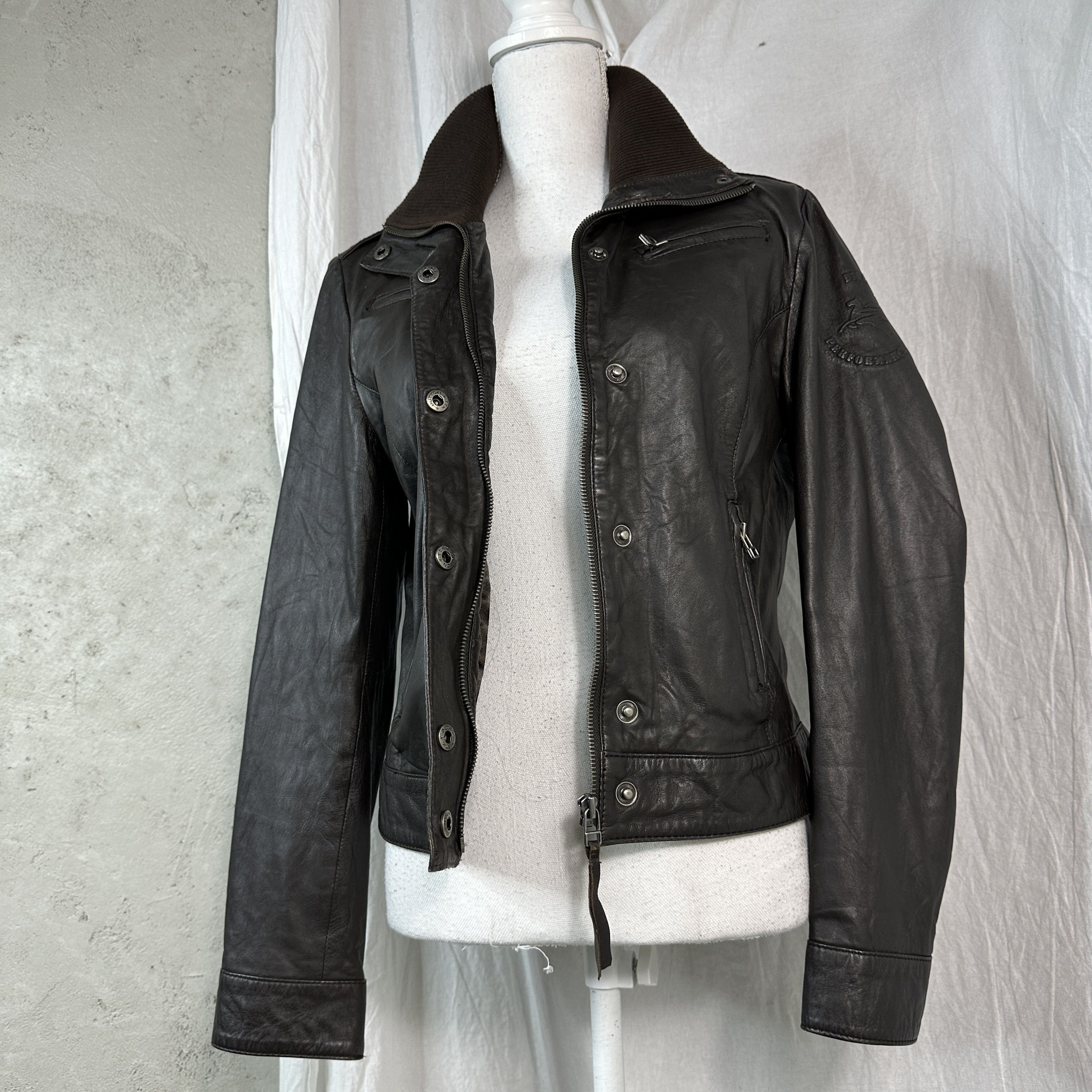 Vintage Vintage Moto Leather Jacket Size US M / EU 48-50 / 2 - 4 Thumbnail