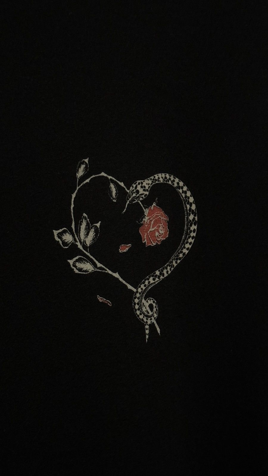Saint Laurent Paris Saint Laurent SS19 Snake and Rose T-Shirt Size US M / EU 48-50 / 2 - 4 Thumbnail