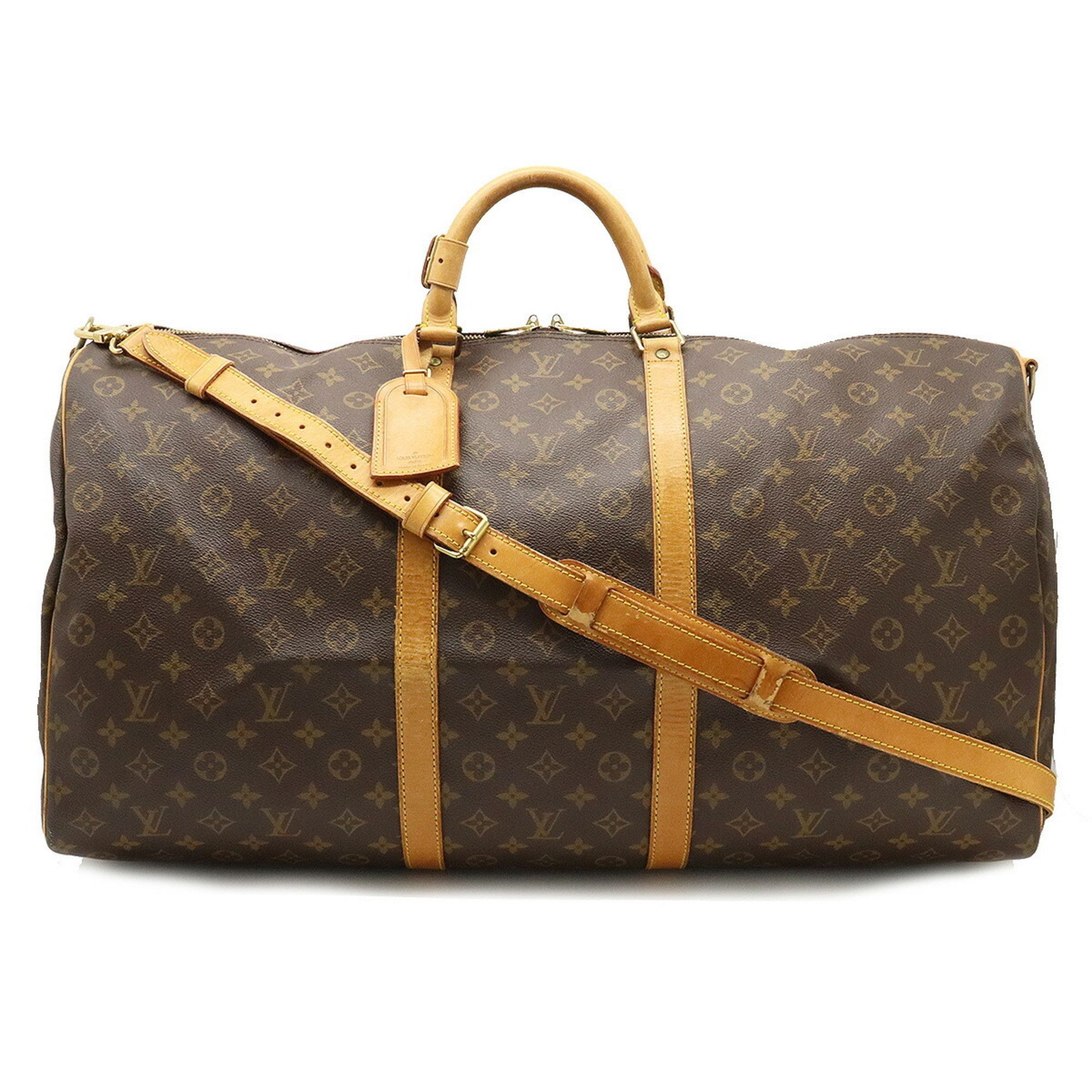 Vintage Louis Vuitton Keepall 60 Bandouliere Boston Travel Bag M41412