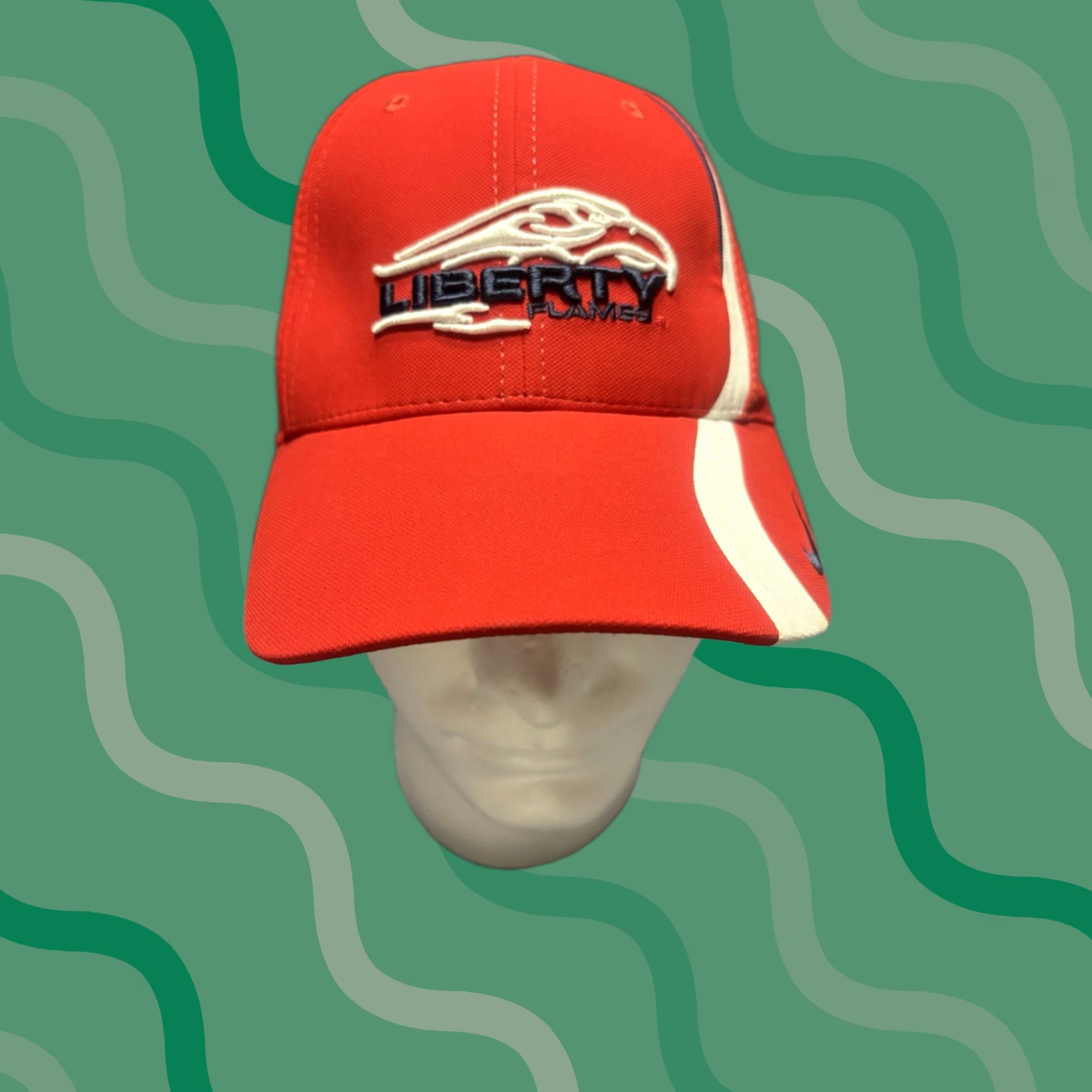 Nike Nike Dri-FIT Fitted Hat Men’s Baseball Cap Liberty University Red Adjustable One Size Size ONE SIZE - 1 Thumbnail