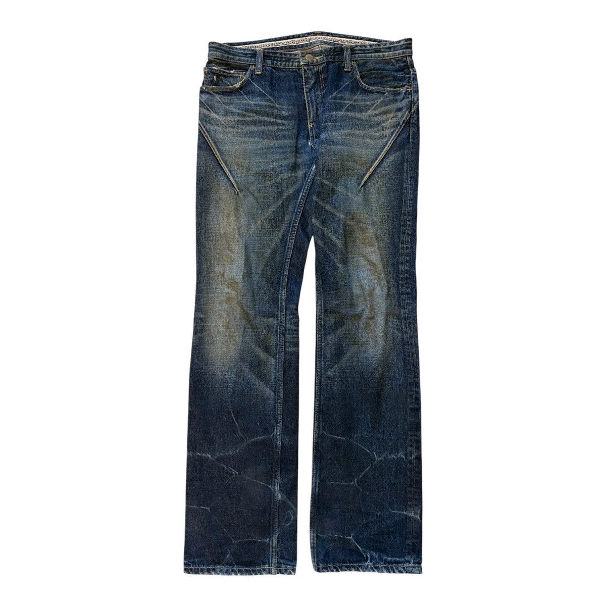 Number (N)ine Number (N)ine SS08 Dirt Wash Pain Denim | Grailed