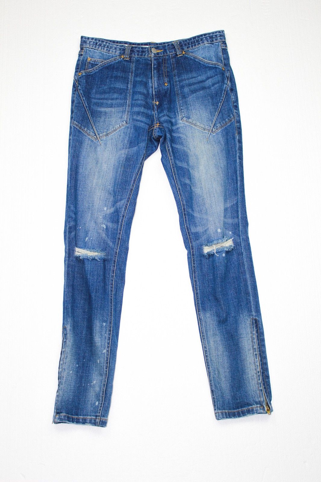 Number (N)ine Damaged Jeans Size US 30 / EU 46 - 1 Thumbnail